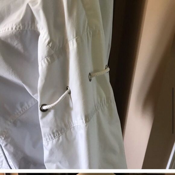 Vintage London Fog White Jacket LARGE - Picture 7 of 8